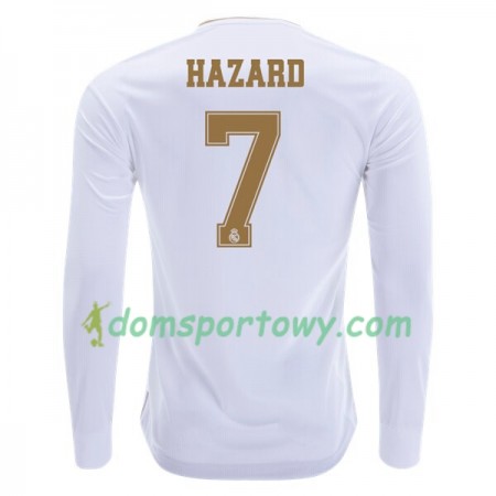 Koszulka Real Madryt Eden Hazard 7 Domowe Koszulki Piłkarskie 2019-2020 Długi Rękaw